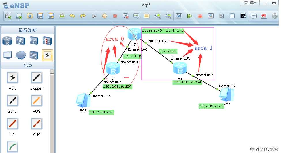 华为 OSPF 协议的使用、MD5 认证