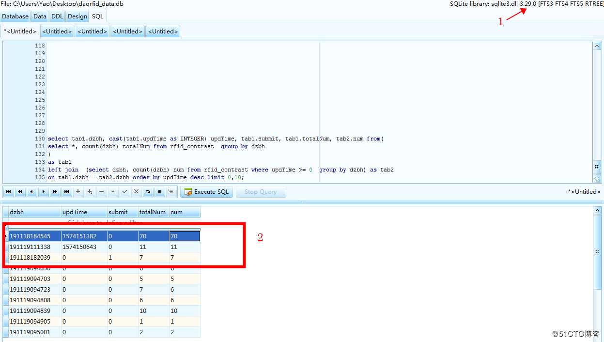 android Sqlite3 相同sql 在命令行和数据库管理工具查询出的数据不一致