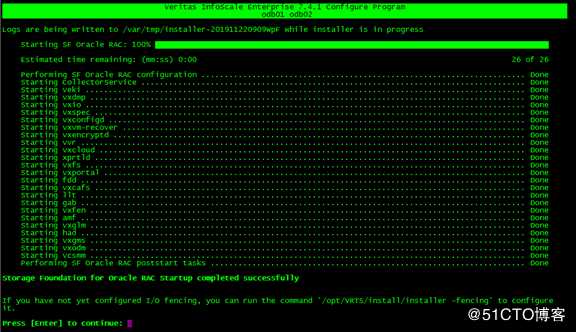 Configuring the SF 7.4.1 Oracle RAC cluster随笔