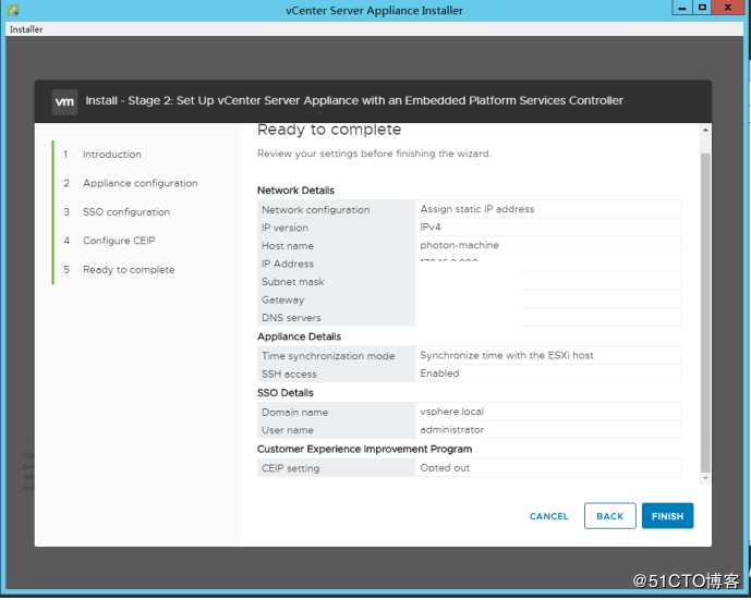 vCenter 6.7u3 部署