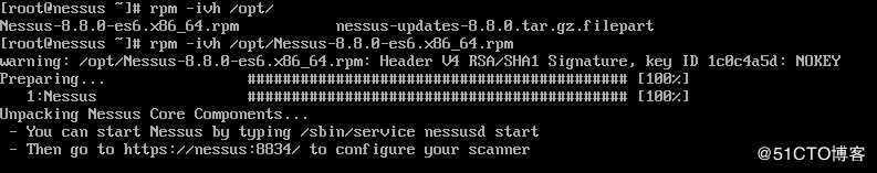 centos6.9安装nessus,离线更新