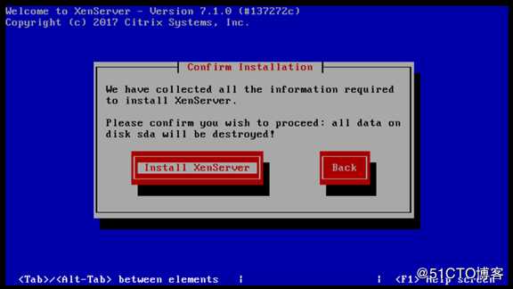 安装citrix xenserver 7.1.0系统