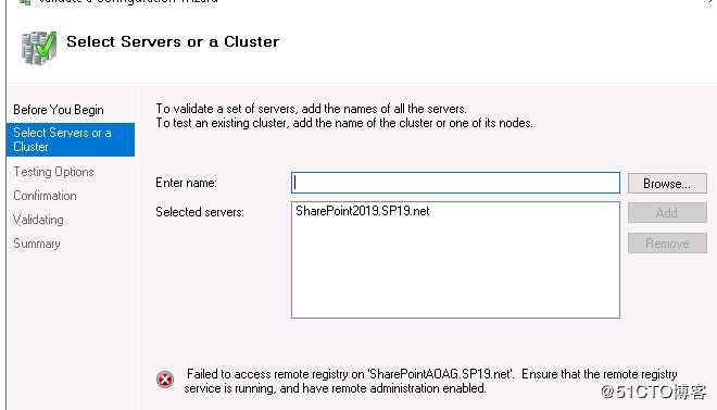 SharePoint 排错：添加Windows Cluster节点异常排错