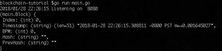 go语言开发区块链