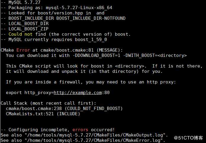 CentOS 7.6源码编译安装MySQL 5.7.27