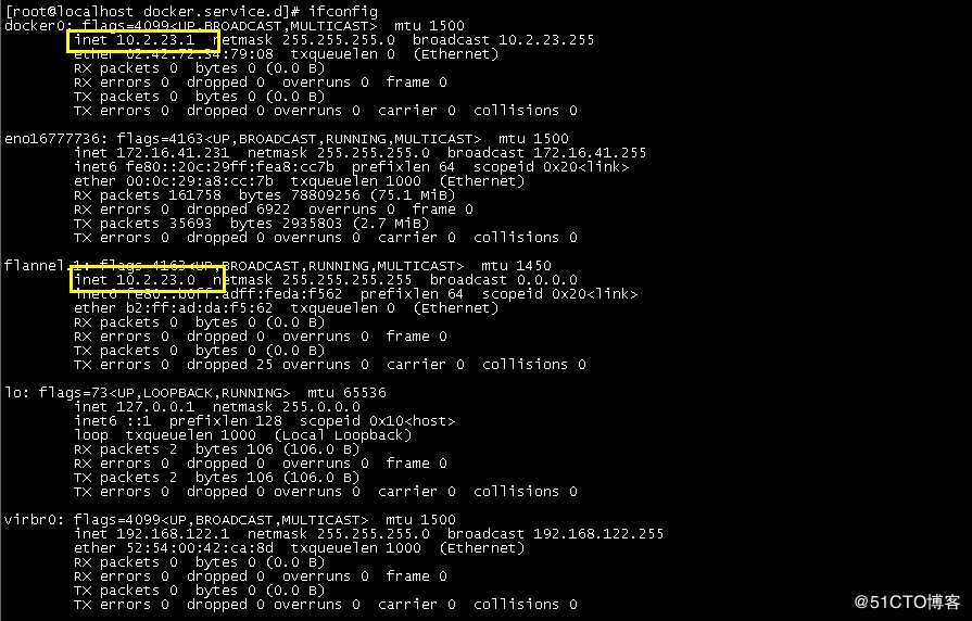 docker之docker容器flannel模式多网段跨主机通信所遇问题集