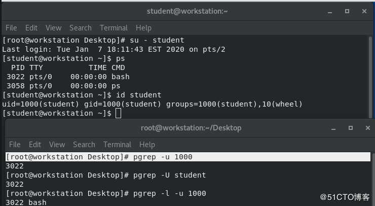 linux下的进程管理（进程的基本了解及查看pstree,ps,pgrep命令）