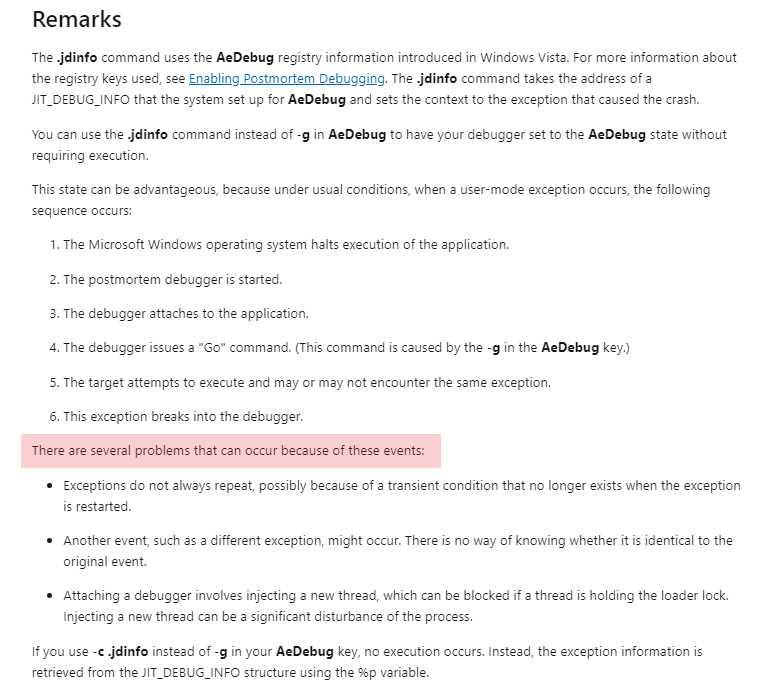 jdinfo 介绍 —— 截自 msdn