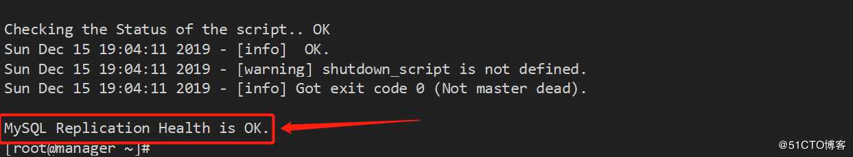 Mysql 高可用集群 ------ MHA